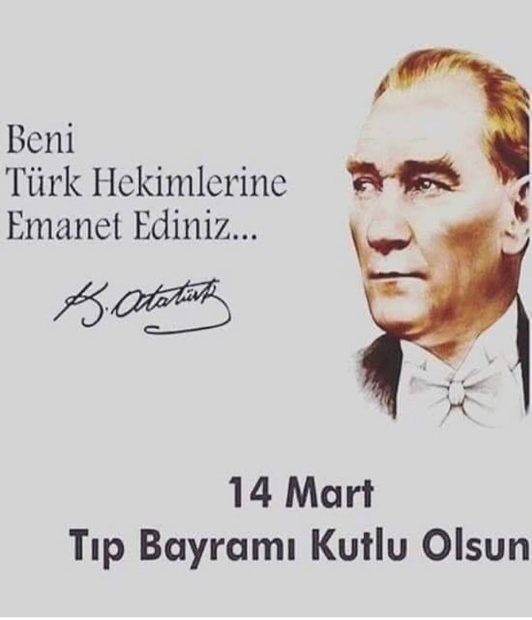 "14 MART TIP BAYRAMI " KUTLU OLSUN