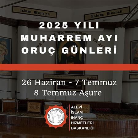 2025 yılı Muharrem Orucu günleri 